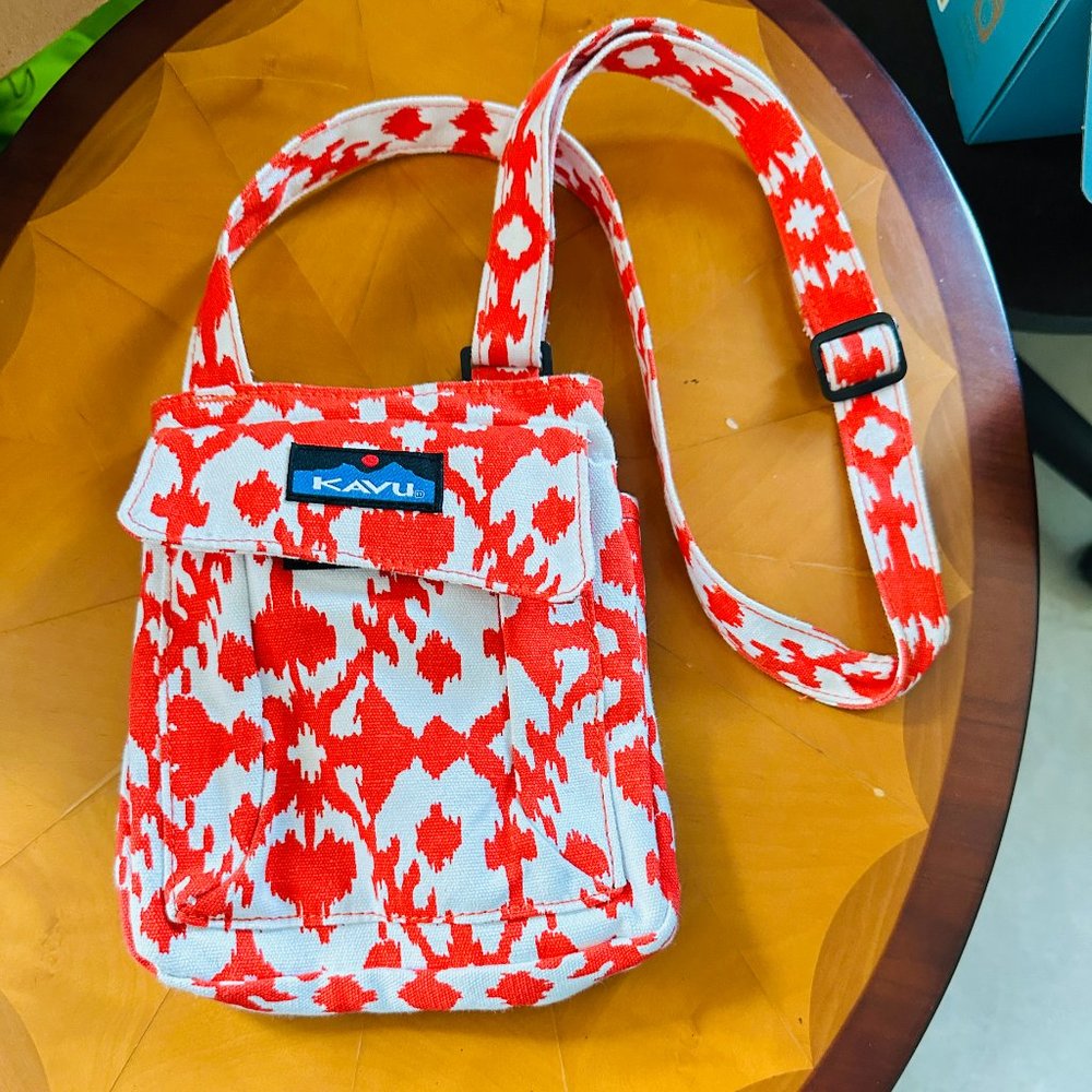 KAVU Mini-keeper canvas crossbody bag